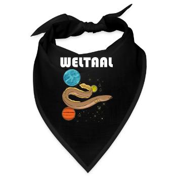 Weltaal Aal Angler - Bandana - Schwarz - Vorne