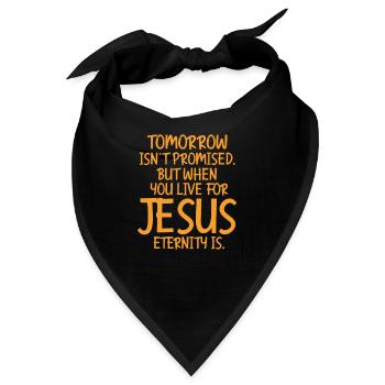 Jesus - Bandana - Schwarz - Vorne