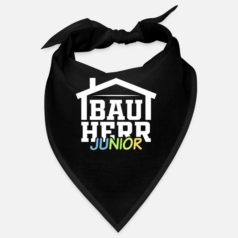 Bauherr Junior Kind Kinder Sohn Geschenk Bandana