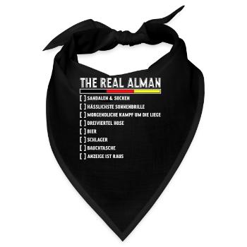 Alman Meme - Bandana - Schwarz - Vorne