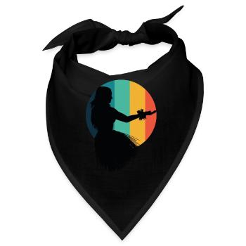 Hawaii Hula Dance Aloha Tanz - Bandana - Schwarz - Vorne