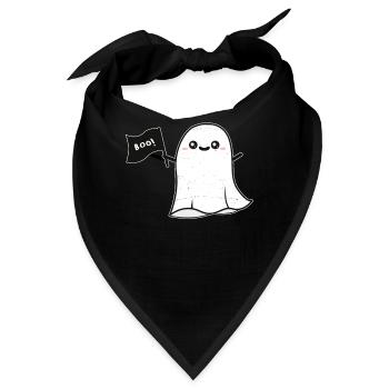 Geist Buh - Bandana - Schwarz - Vorne