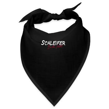 Schleifer bei der Arbeit - Bandana - Schwarz - Vorne