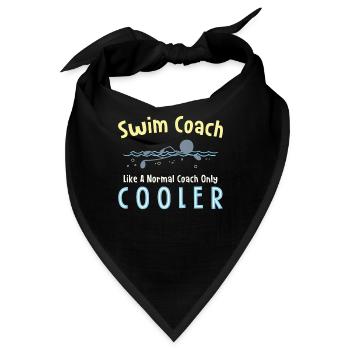 Schwimmtrainer Wie ein normaler Trainer Nur Kühler für - Bandana - Schwarz - Vorne