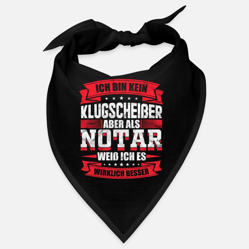 Notar Rechtsanwalt lustiges Sprüche Geschenk Bandana