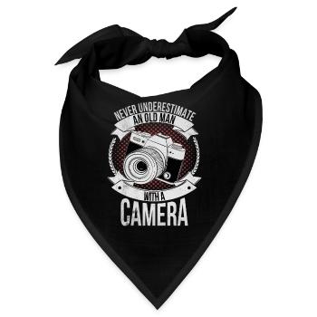 Fotograf Kameramann - Bandana - Schwarz - Vorne