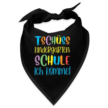 Einschulung - Bandana - Schwarz - Vorne