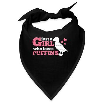 Puffins - Bandana - Schwarz - Vorne
