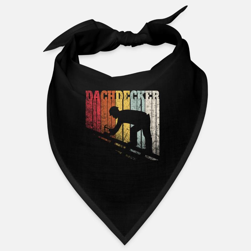 Dachdecker Vintag Meister Lehrling Spruch Geschenk Bandana