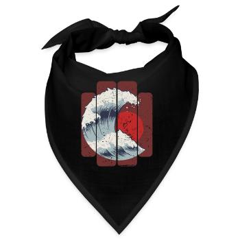 Japan - Bandana - Schwarz - Vorne