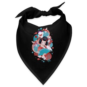 Japan - Bandana - Schwarz - Vorne