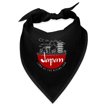 Japan - Bandana - Schwarz - Vorne
