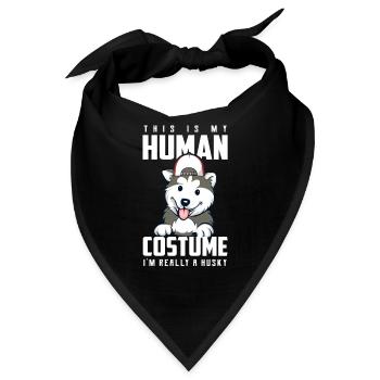 Husky - Bandana - Schwarz - Vorne