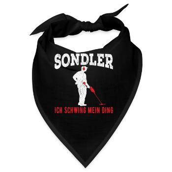 Sondler Ich Schwing Mein Ding - Bandana - Schwarz - Vorne