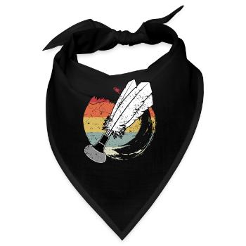 Indiaca Volleyball Retro Trendsport Südamerika - Bandana - Schwarz - Vorne