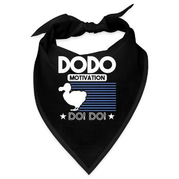 Dodo Dodos Ausgestorben Ornithologie - Bandana - Schwarz - Vorne