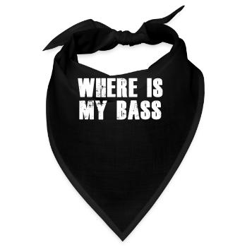 Bass - Bandana - Schwarz - Vorne