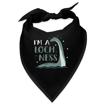 Loch Ness Monster - Bandana - Schwarz - Vorne