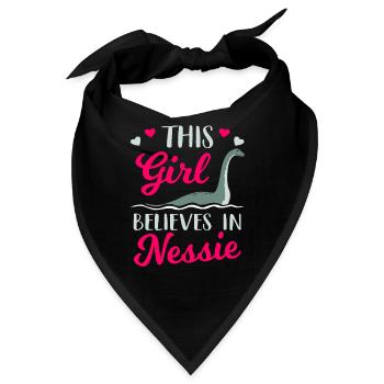 Loch Ness Monster - Bandana - Schwarz - Vorne