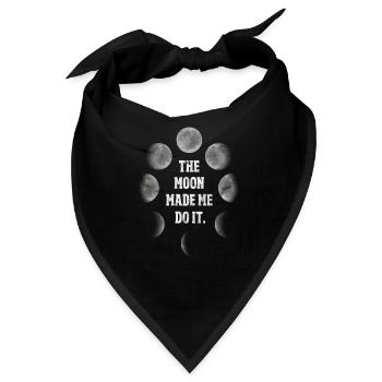 Mond - Bandana - Schwarz - Vorne