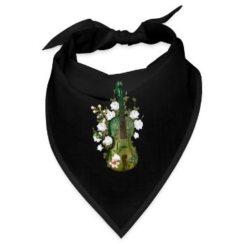 Wunderbare Geige - Bandana - Schwarz - Vorne