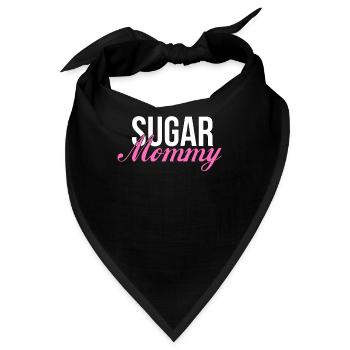 Sugar Mommy Momma Mama Geschenke Toyboy - Bandana - Schwarz - Vorne