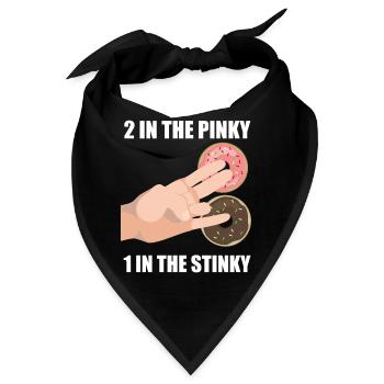 Donut 2 In The Pinky 1 In The Stinky Donuts Sex - Bandana - Schwarz - Vorne