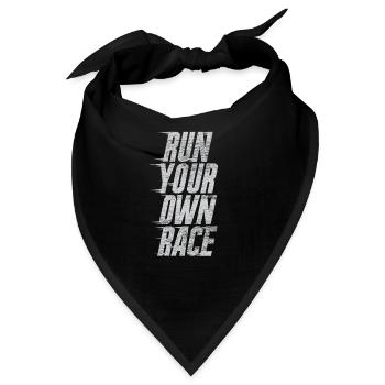 Laufen Läufer - Bandana - Schwarz - Vorne