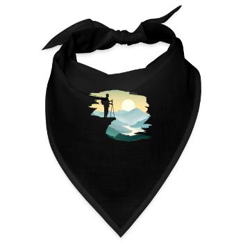 Wandern - Bandana - Schwarz - Vorne