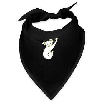 Australien Auswandern Backpacker Reisen Koala - Bandana - Schwarz - Vorne