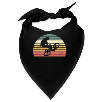 Retro BMX - Bandana - Schwarz - Vorne