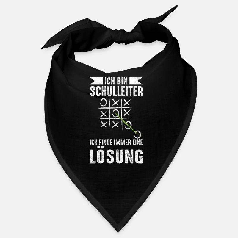 Lustige Schulleiter Sprüche Geschenkidee Bandana