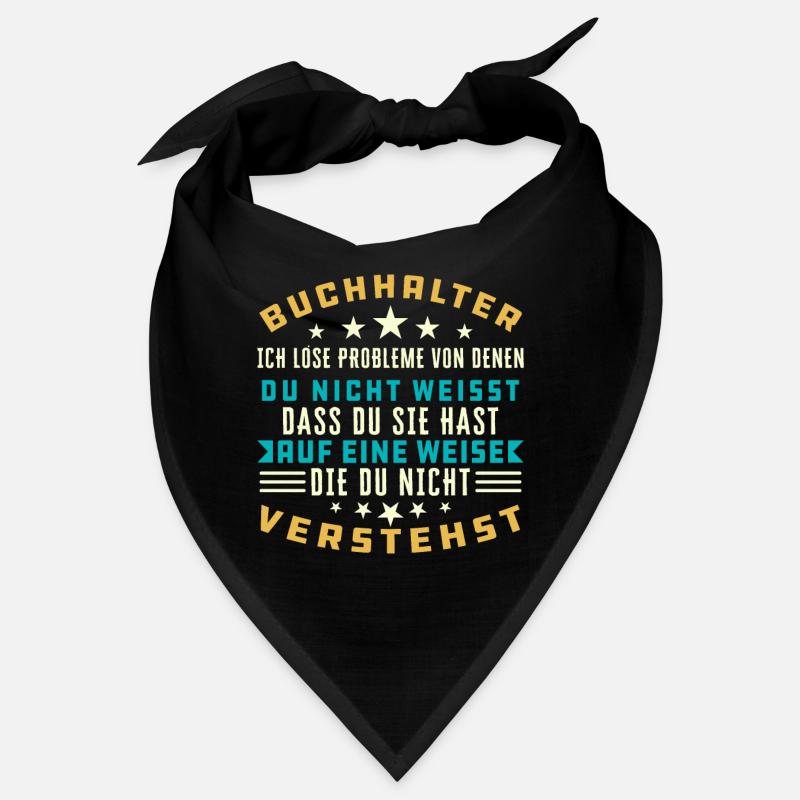 Buchhalter Buchhalter Buchhaltung - Bandana - Schwarz