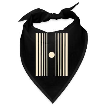 Nerd Design Doppler Effekt - Bandana - Schwarz - Vorne