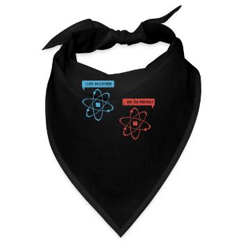 I lost an electron - Funny Physicist Physics - Bandana - Schwarz - Vorne