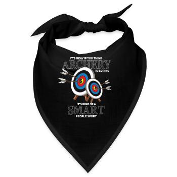 Bogenschießen Bogenschütze Pfeil & Bogen - Bandana - Schwarz - Vorne