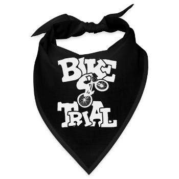 Balance und Kontrolle Bike Trial - Bandana - Schwarz - Vorne