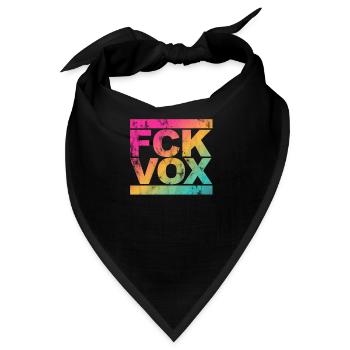 FCK VOX España - Bandana - Schwarz - Vorne