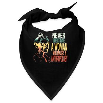 Anthropologie Anthropologe Archäologie - Bandana - Schwarz - Vorne