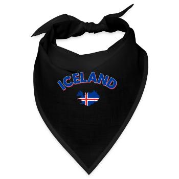 Island - Bandana - Schwarz - Vorne