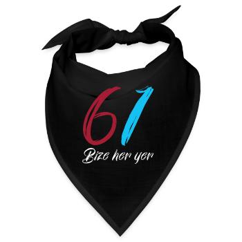 Bize her yer 61 Trabzon Türkiye Geschenk - Bandana - Schwarz - Vorne