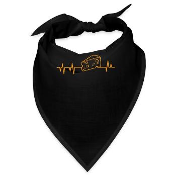 Käse - Bandana - Schwarz - Vorne