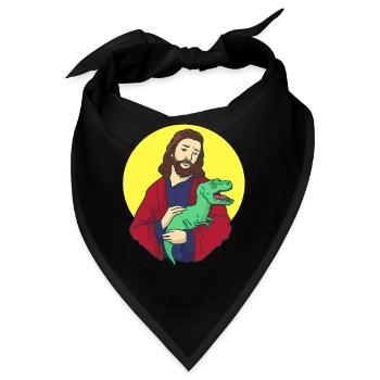 Jesus Christus - Bandana - Schwarz - Vorne