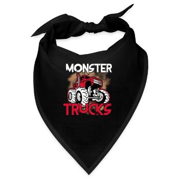 Monstertruck - Bandana - Schwarz - Vorne