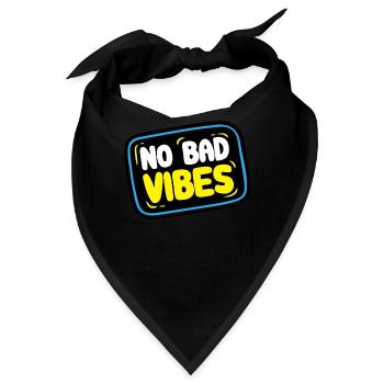 Keine Schenke Vibes - Vibes Sticker - Bandana - Schwarz - Vorne