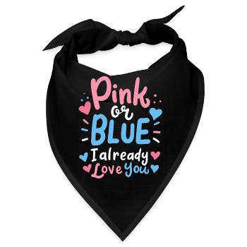Gender Reveal Party - Bandana - Schwarz - Vorne