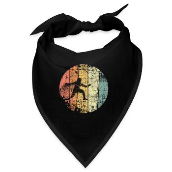 Fechten retro Fechter - Bandana - Schwarz - Vorne