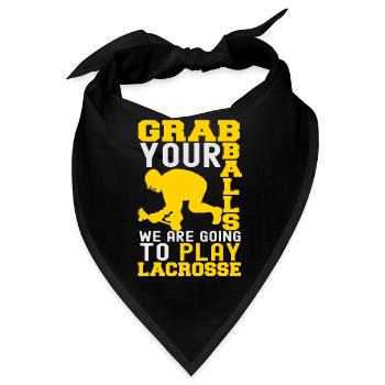 Lacrosse - Bandana - Schwarz - Vorne