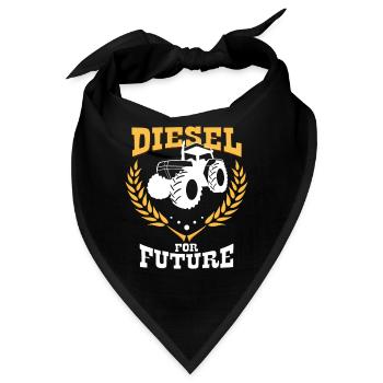 Diesel Trecker - Bandana - Schwarz - Vorne
