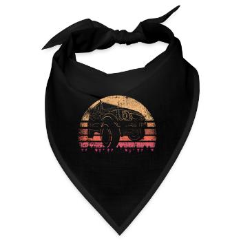 Offroad Geländewagen - Bandana - Schwarz - Vorne